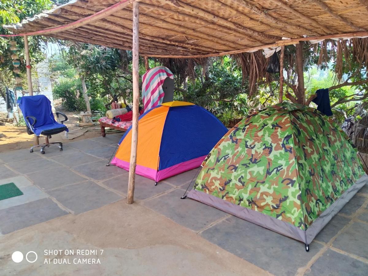 ホテルDrunken Monkey Camping Site ハンピ エクステリア 写真